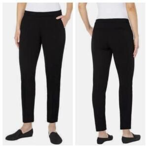 LVPL Women's Ladies Knit Trouser Black Blue Size 14/32